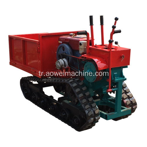 Çin&#39;de yapılan ucuz traktörler için paletli şasi ekskavatörler kamyon damperli tarım kullanılan